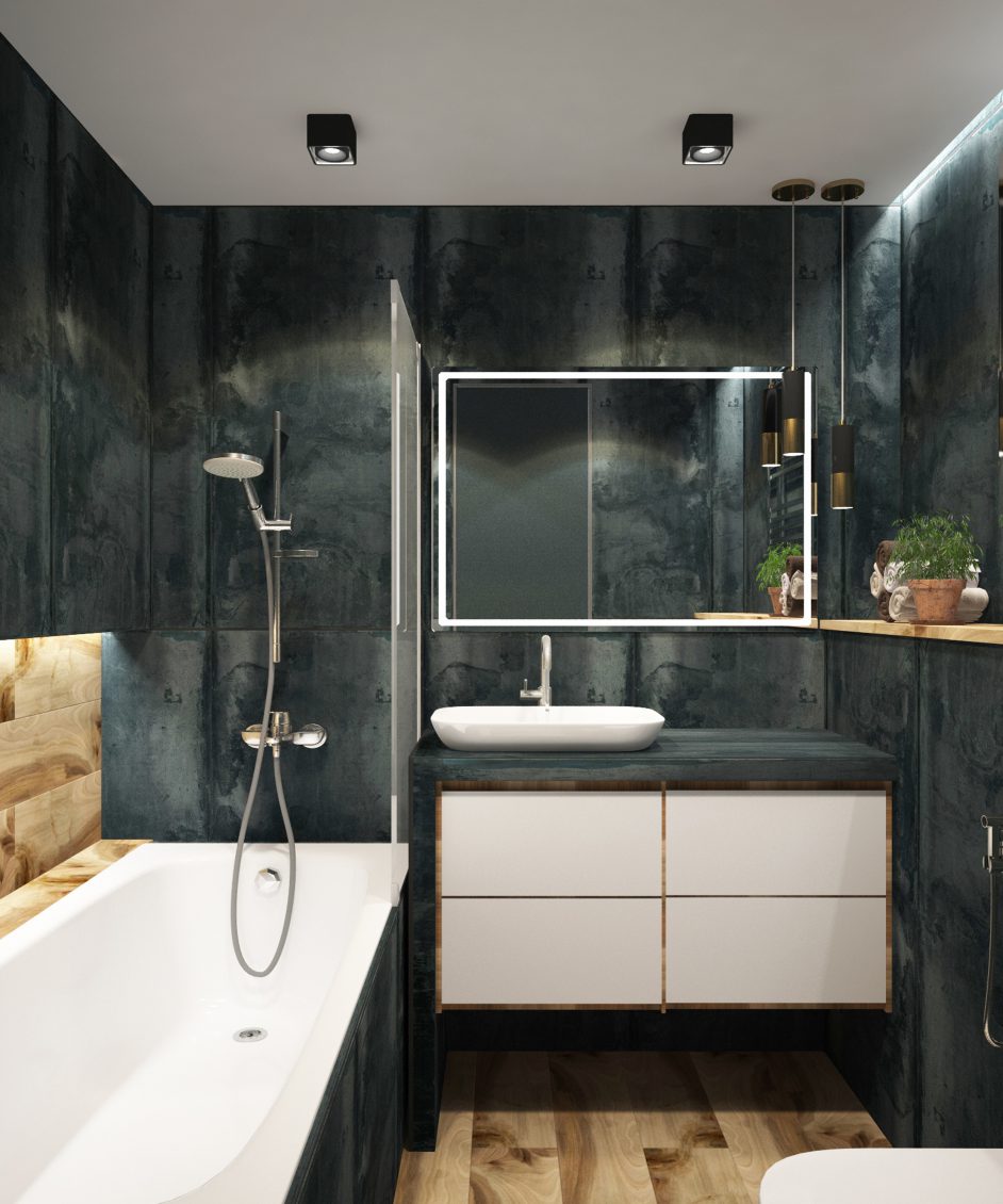 Marina's Artistic Bathroom Transformation: Painting the Interior with Marina