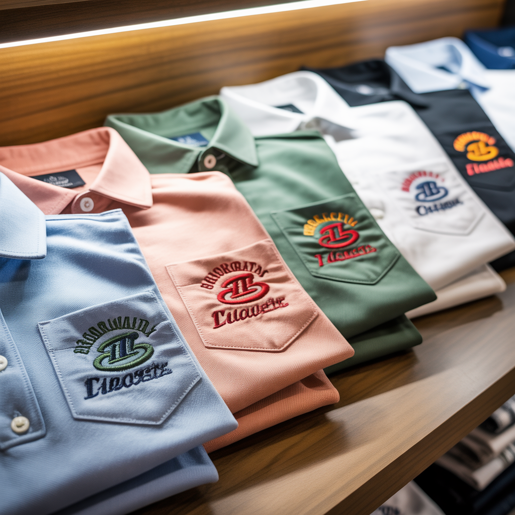 embroidered shirts Orange County